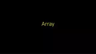 array