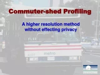 Commuter-shed Profiling