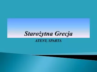 staro ytna grecja