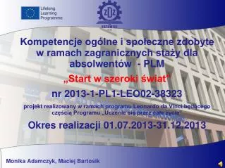 monika adamczyk maciej bartosik