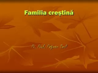 f amilia cre tin
