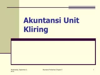 akuntansi unit kliring