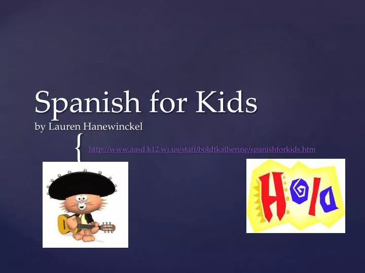 spanish for kids by lauren hanewinckel