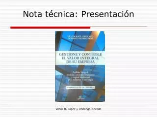 nota t cnica presentaci n