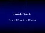 Periodic Trends - slide 1