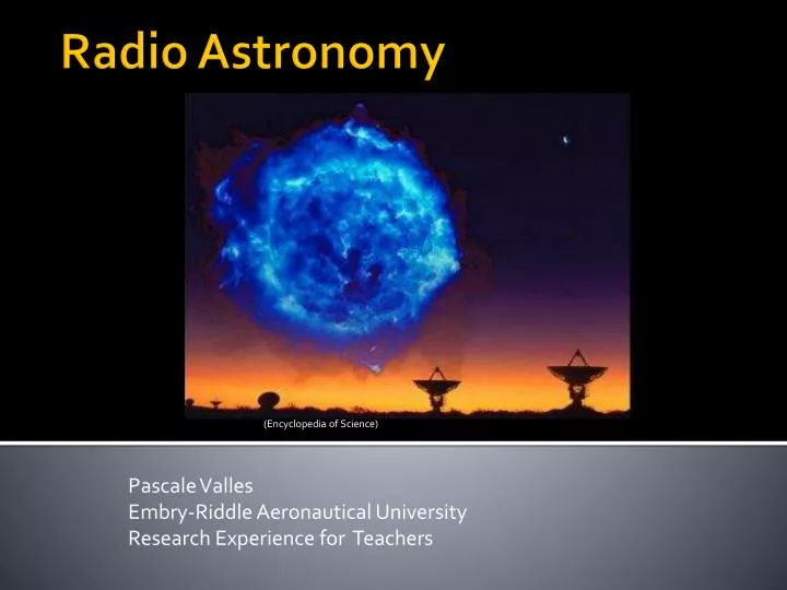 pascale valles embry riddle aeronautical university research experience for teachers