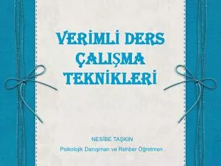 ver ml ders ali ma tekn kler