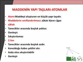 madden n yapi ta lari atomlar