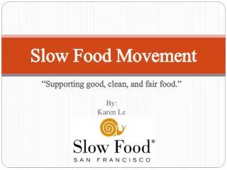 Slow Food Movement