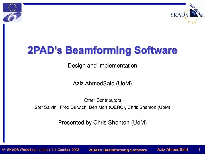2pad s beamforming software