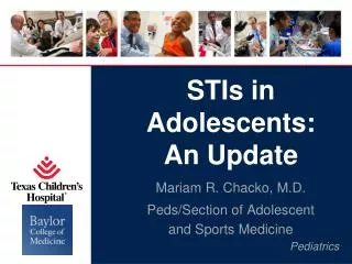 STIs in Adolescents: An Update