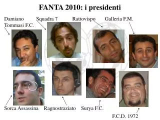 fanta 2010 i presidenti