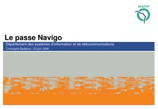 le passe navigo