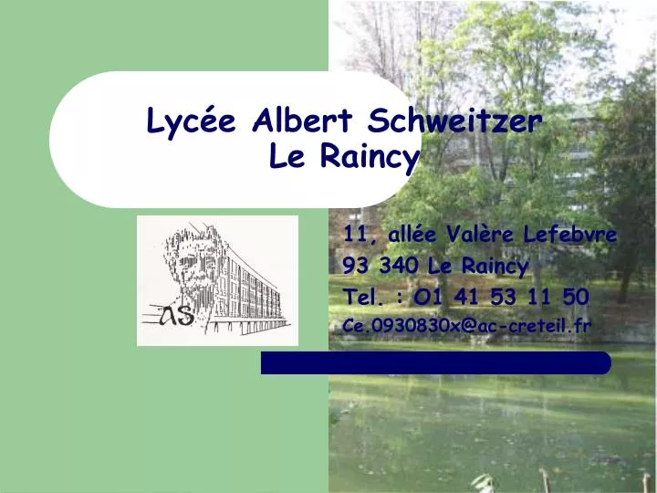 lyc e albert schweitzer le raincy