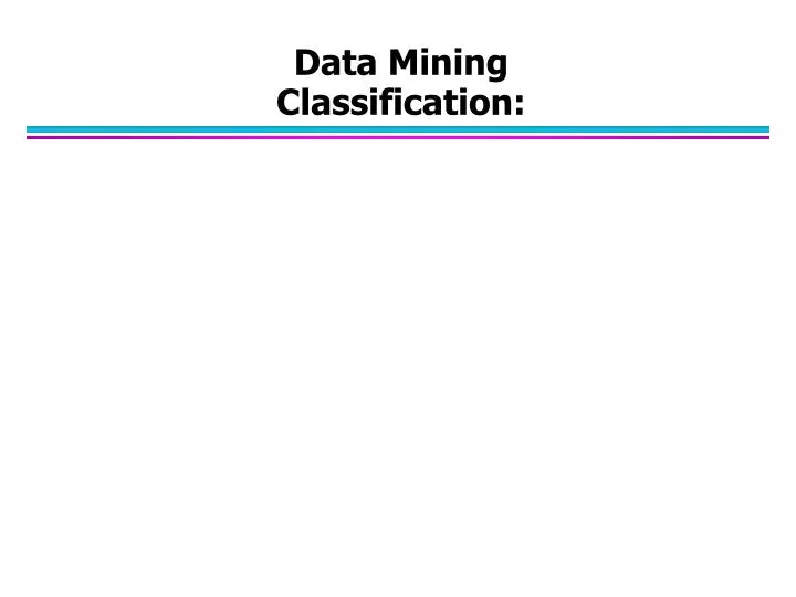 data mining classification