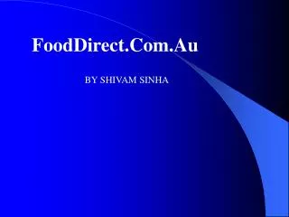 FoodDirect.Com.Au