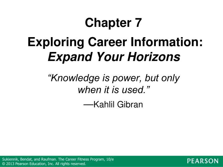 chapter 7 exploring career information expand your horizons