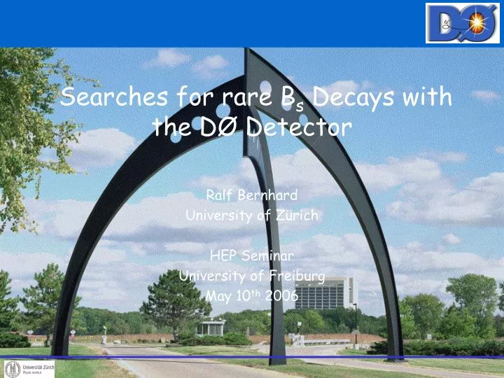 searches for rare b s decays with the d detector