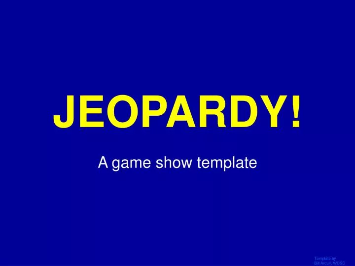 jeopardy