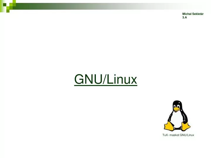 gnu linux