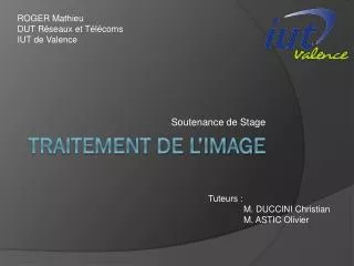 soutenance de stage