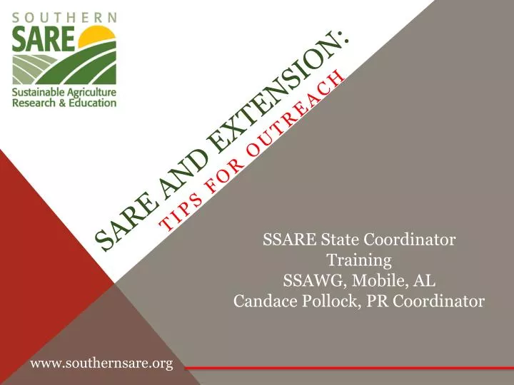 sare and extension