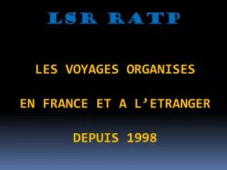 lsr ratp