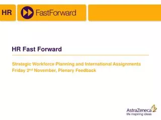 HR Fast Forward