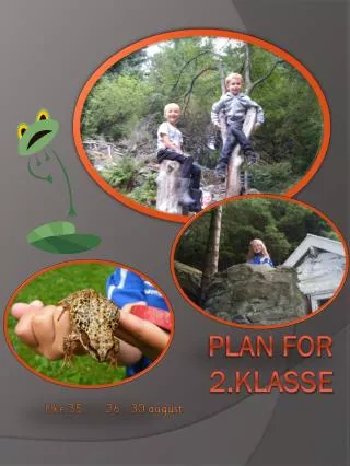 plan for 2 klasse