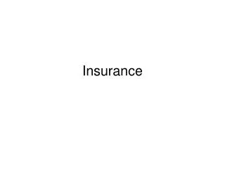 Insurance