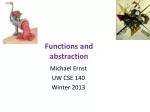 Functions and abstraction - slide 1