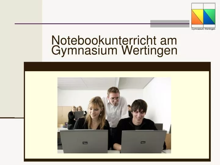 notebookunterricht am gymnasium wertingen