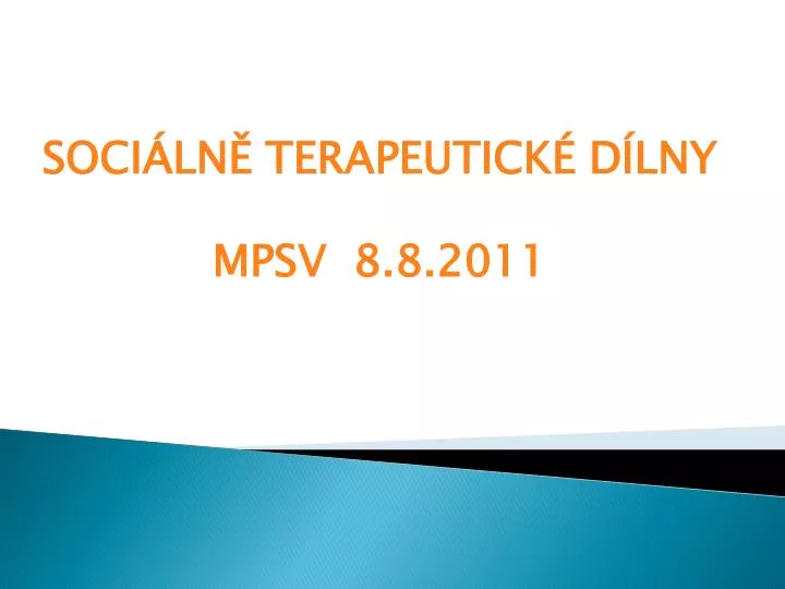 soci ln terapeutick d lny mpsv 8 8 2011