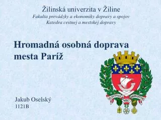 hromadn osobn doprava mesta par
