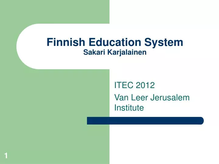 finnish education system sakari karjalainen