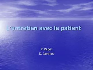 p rager d jammet