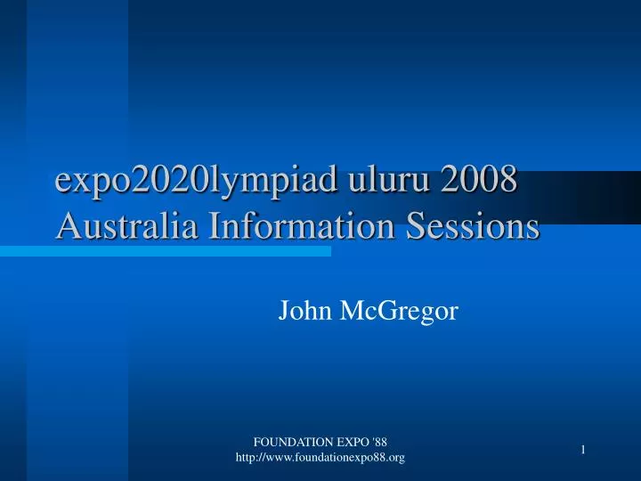 expo2020lympiad uluru 2008 australia information sessions
