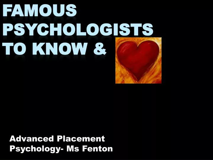 advanced placement psychology ms fenton