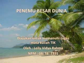 penemu besar dunia