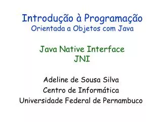 introdu o programa o orientada a objetos com java