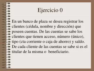ejercicio 0
