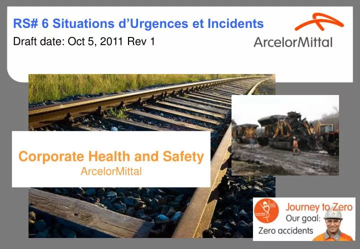 corporate health and safety arcelormittal