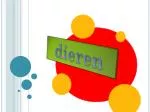 dieren - slide 1