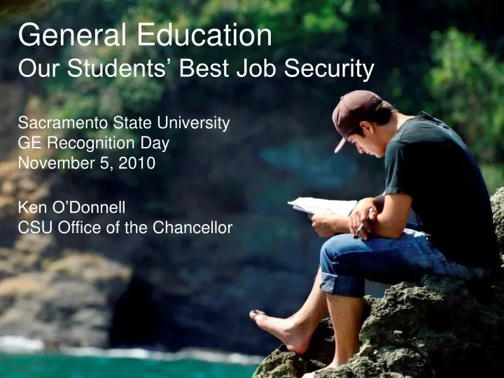 general education our students best job security