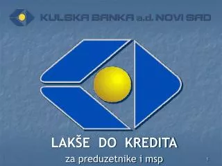 lak e do kredita za preduzetnike i msp