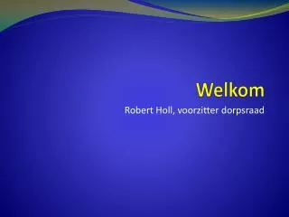 welkom