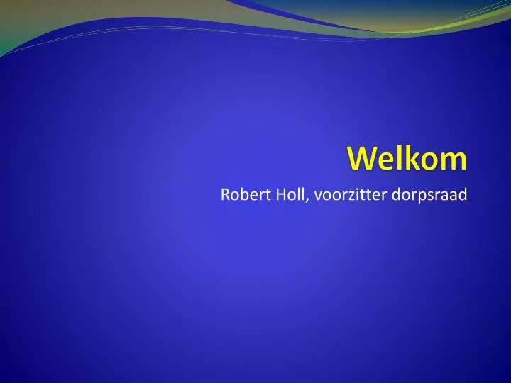 welkom