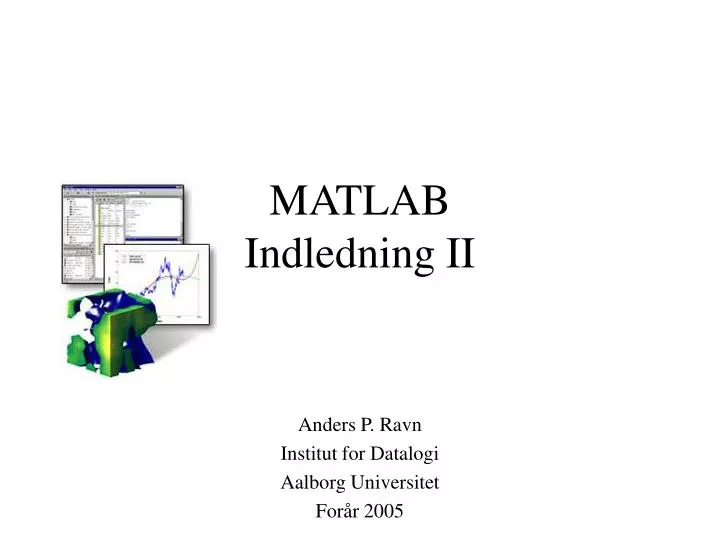 matlab indledning ii