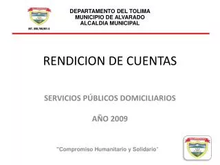 rendicion de cuentas