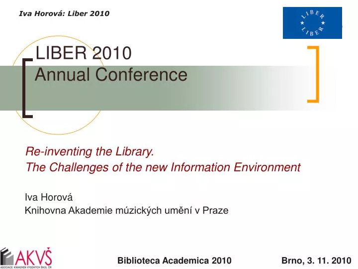 liber 2010 annual conference